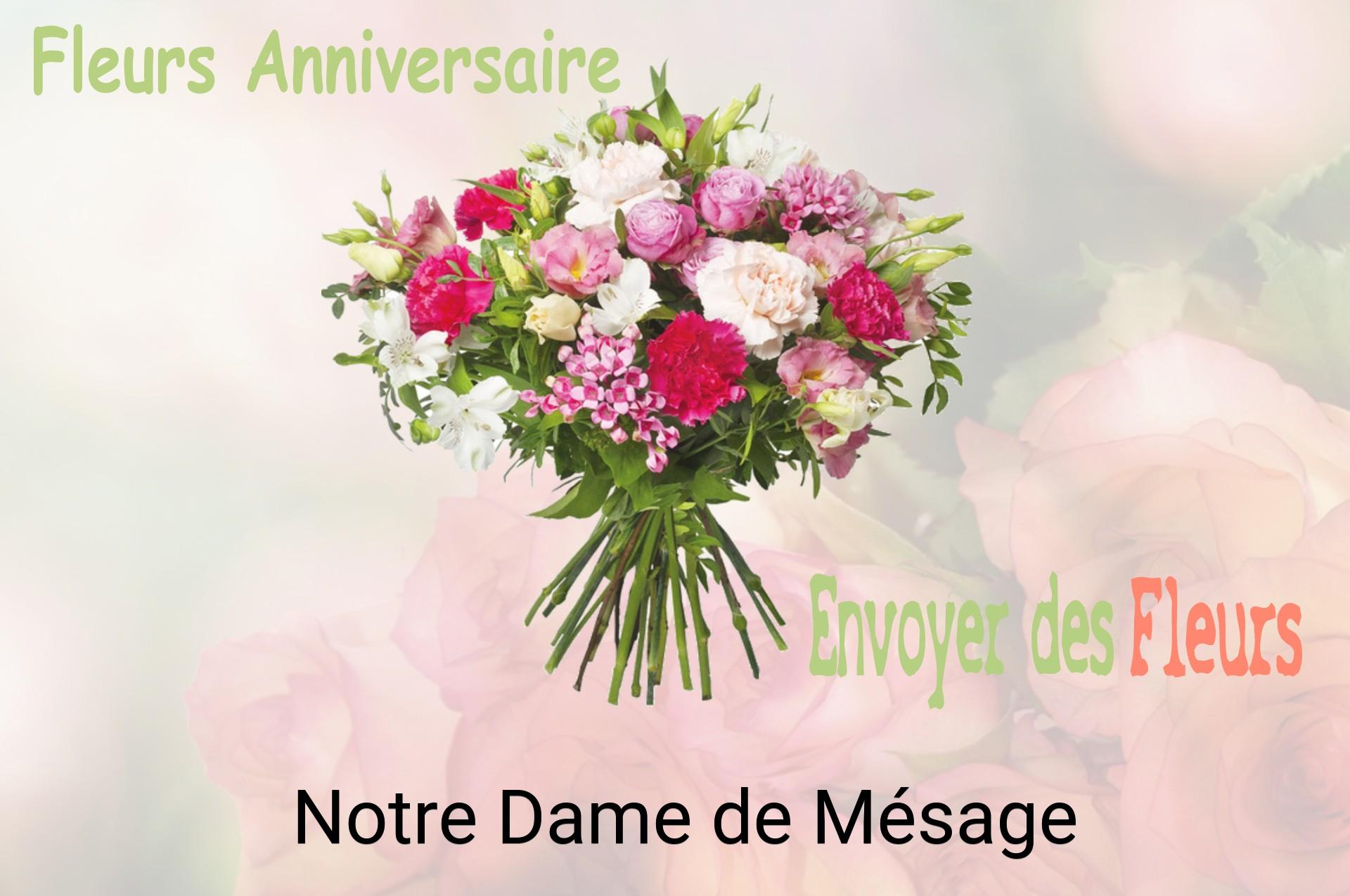 Bouquet de fleurs d’anniversaire livré à Notre-Dame-de-Mésage