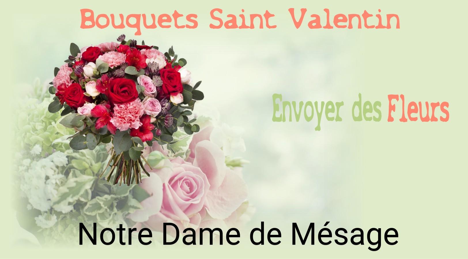 Roses de Saint-Valentin livrées à Notre-Dame-de-Mésage